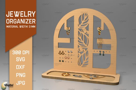 3D Jewelry Organizer: Laser Cutting Stands for Design