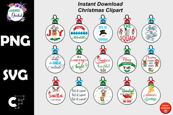 Christmas Bundle Clipart SVG PNG: A Designer's Take
