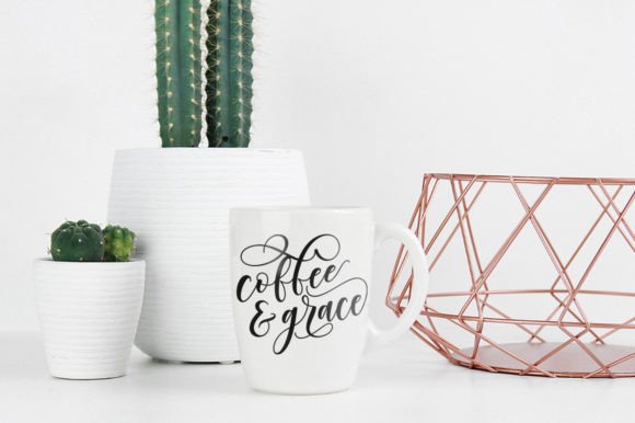 Coffee Grace: A Designer's Take on Farmhouse Embroidery