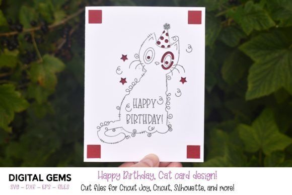 Cricut Joy SVG Cat Happy Birthday: Crafts & Graphics Review