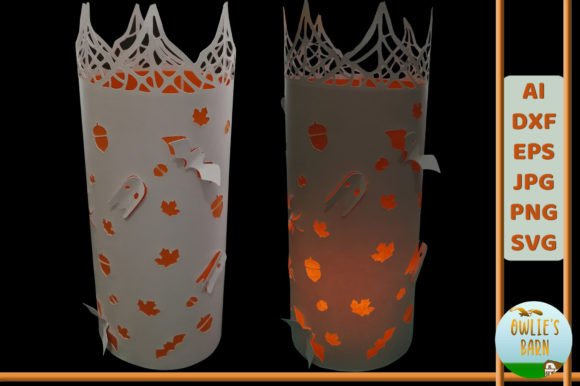 Halloween Ornament Lantern: Graphics for Crafts