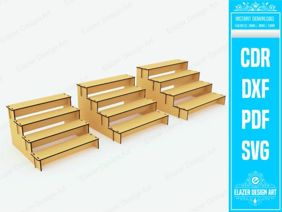 Laser Cutting Stands: 4-Shelf SVG Review