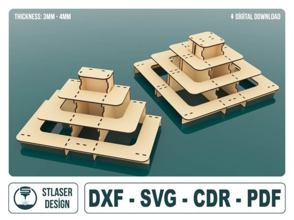 Laser Cutting Stands: 4Shelf Display Review