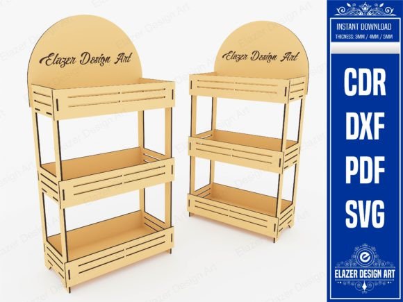 Laser Cutting Stands: A Seller's Review of This 3-Shelf SVG