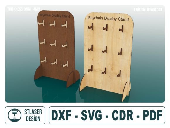 Laser Cutting Stands: Keychain Display Review