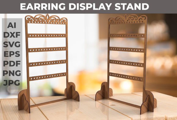 Laser Cutting Stands: Reviewing the Earring Display
