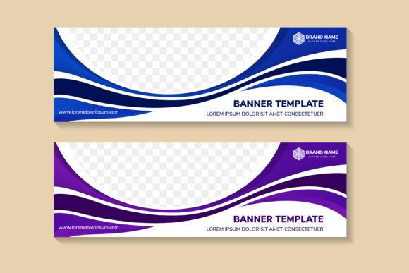 Liquid Wave Banner Horizontal: Modern Graphics & Backgrounds