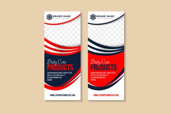Product Body Care Banner Vertical: Graphics & Print Templates