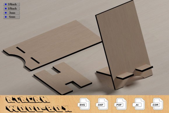 Reviewing Phone Stand Display Holder Cut Files 317 for Craft Projects