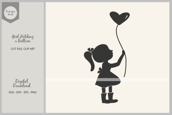 Sweet Girl Graphics: Balloon Illustrations for Crafts