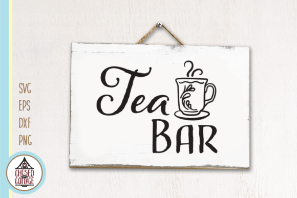 Tea Bar Sign SVG: A Designer's Review for Real Embroidery