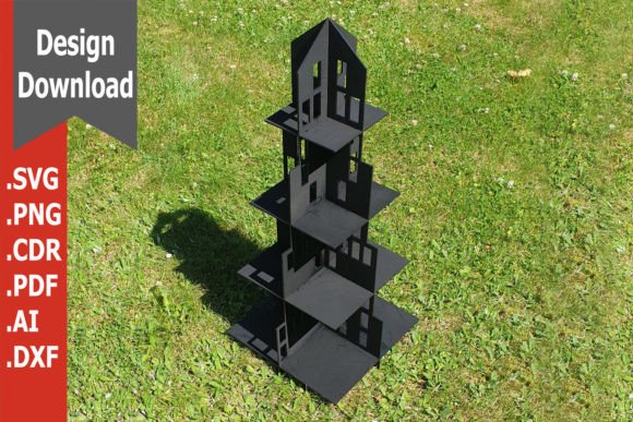 Tiered Heroe Cup Cake Display Stand, SVG for Laser Cutting Stands
