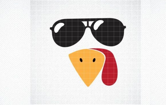 Turkey with Sunglasses SVG: Fun Graphics for Crafts