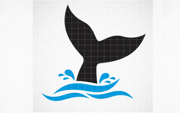 Whale Tail SVG & Vector: Graphics for Crafts