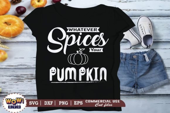 Whatever Spices Your Pumpkin Svg: Fall Graphics & Illustrations